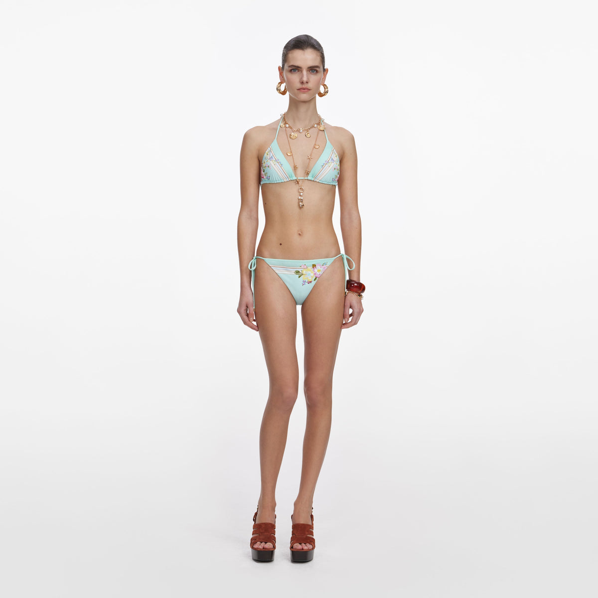 Nane Çiçek Desenli Bikini Altı