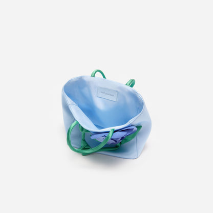 Mavi Tafta 3D Çiçek Motifli Çocuk Çanta