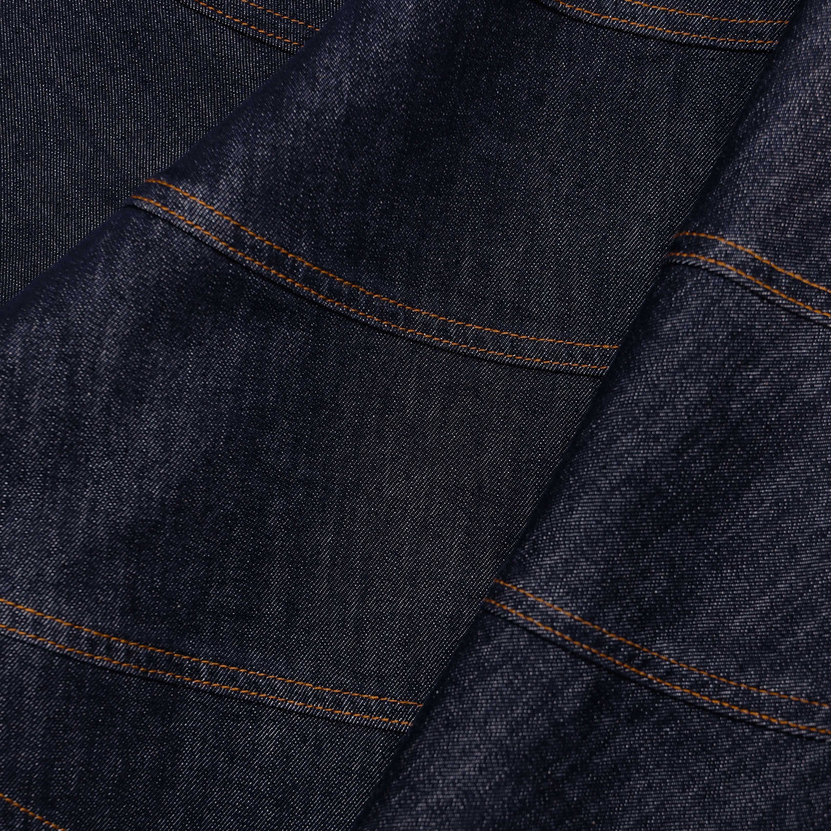 İndigo Denim Boyundan Bağlamalı Mini Elbise