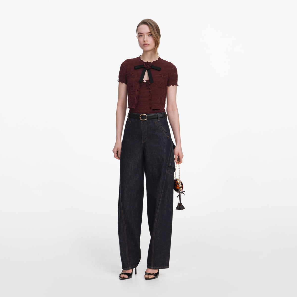 İndigo Kargo Cepli Denim Jean Pantolon