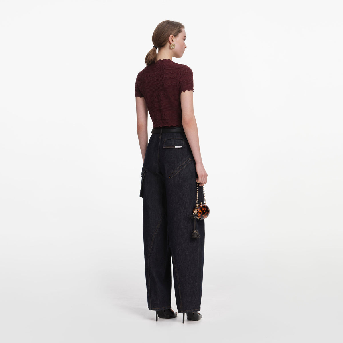 İndigo Kargo Cepli Denim Jean Pantolon