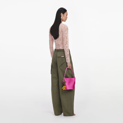 Haki Kargo Cepli Barrel Jean