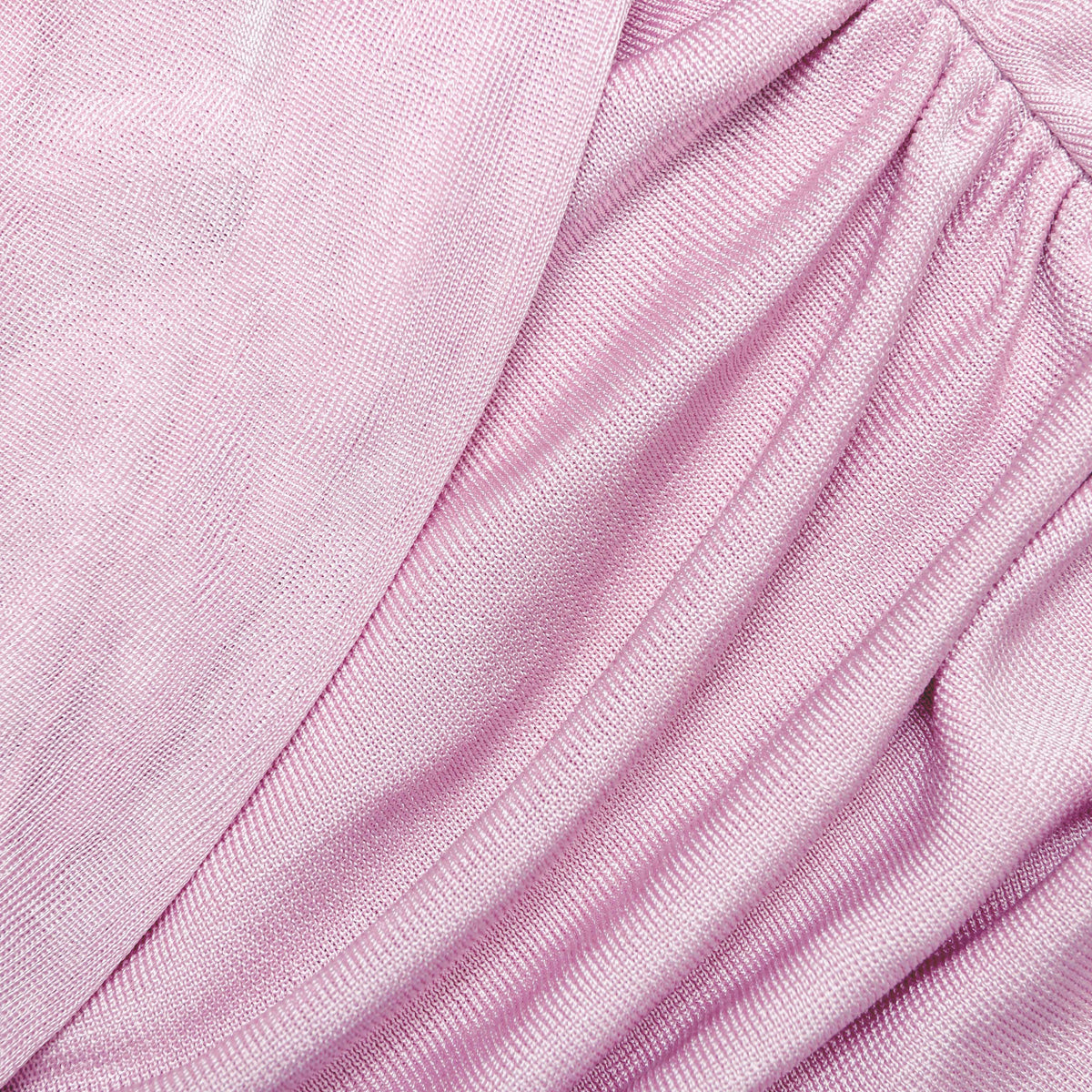 Pembe Dökümlü Triko Midi Elbise