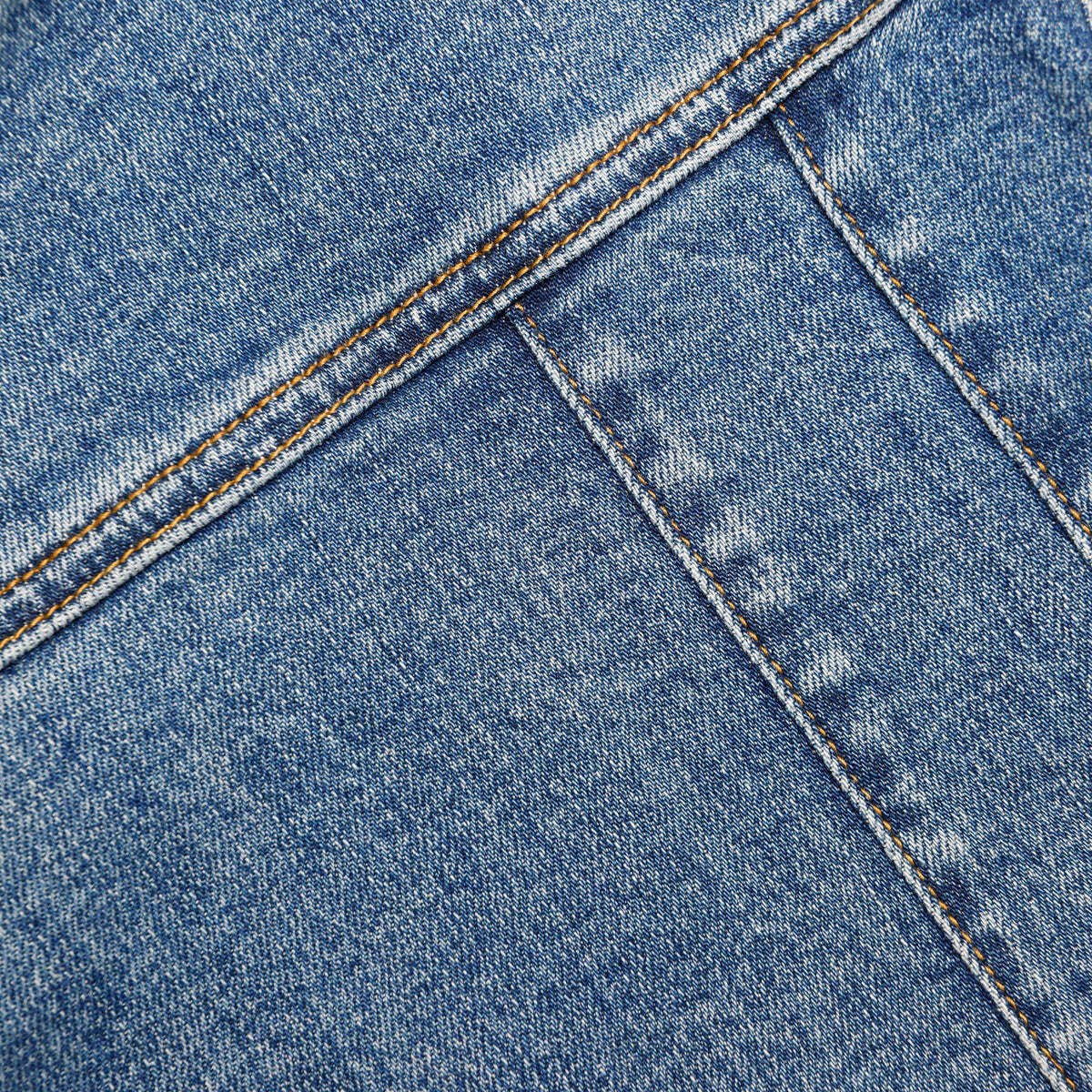 Mavi Denim Kloş Detaylı Mini Elbise