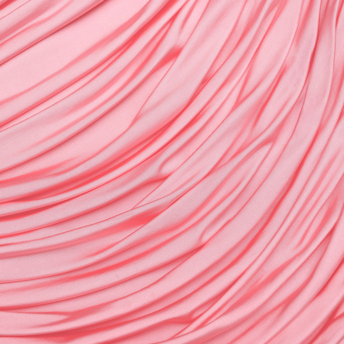Pembe Jarse ve Büzgü Detaylı Maksi Etek